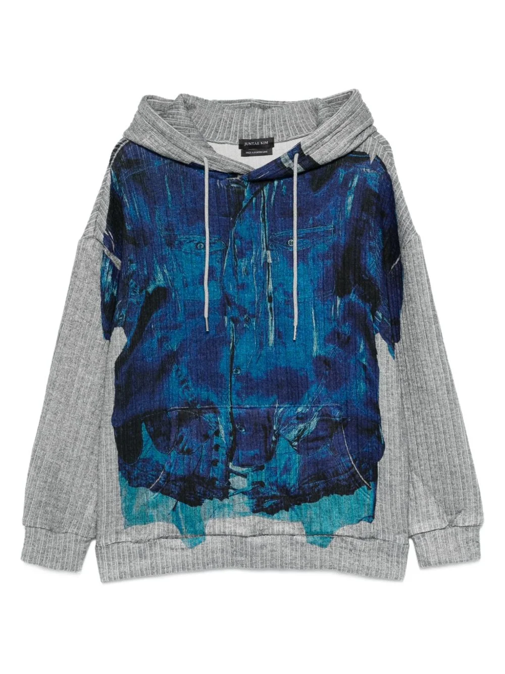 trompe l'oeil hoodie - 1
