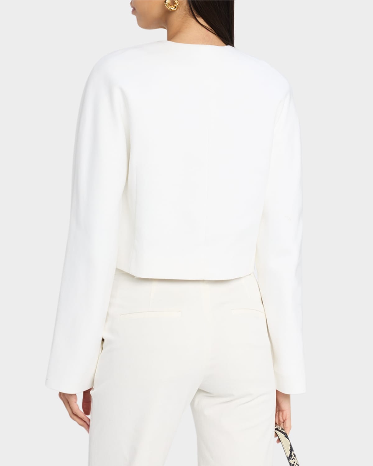Collarless Jacket - 3