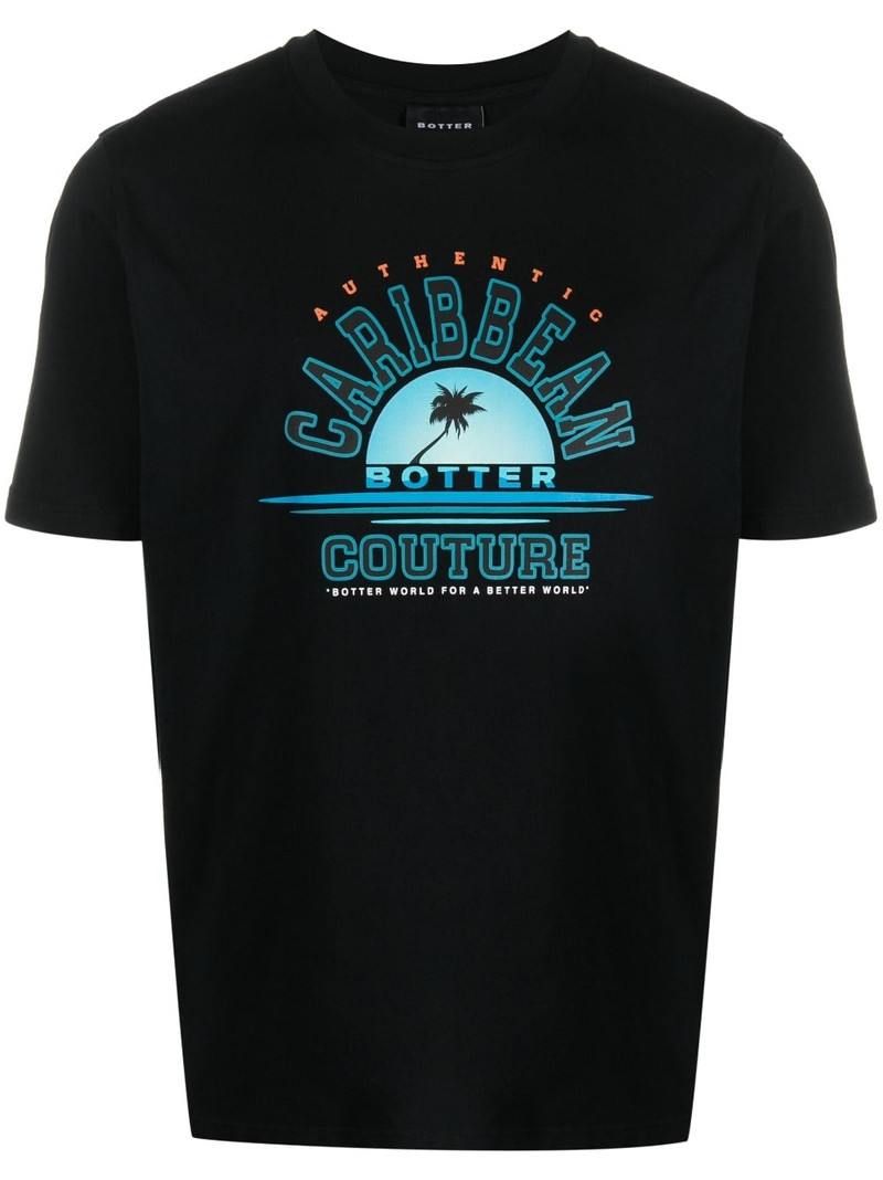 graphic-print short-sleeve T-shirt 1