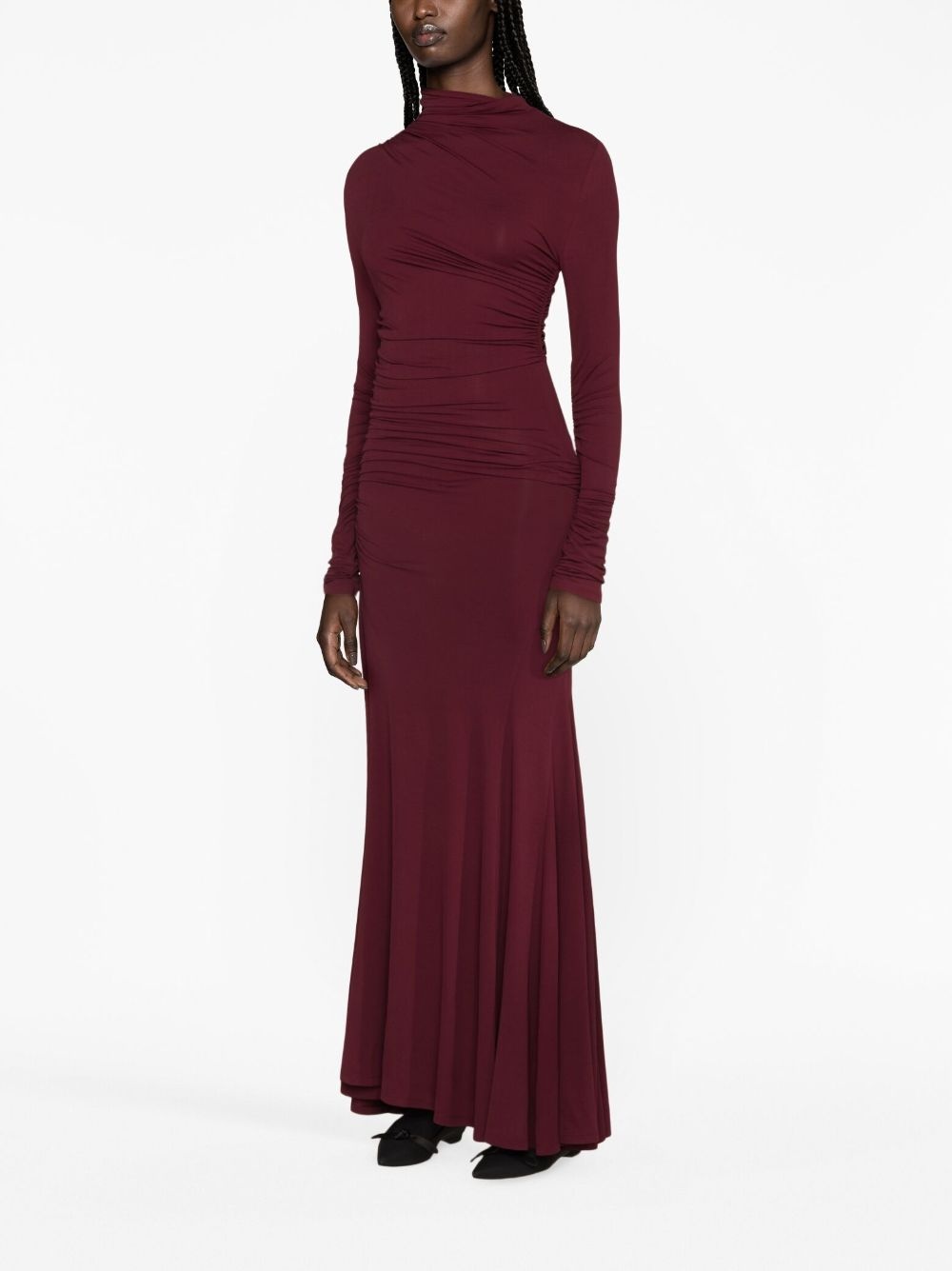 Africa gathered maxi dress - 4