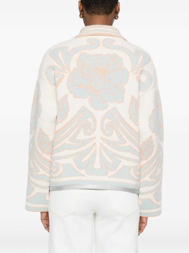 floral-print cardigan 4