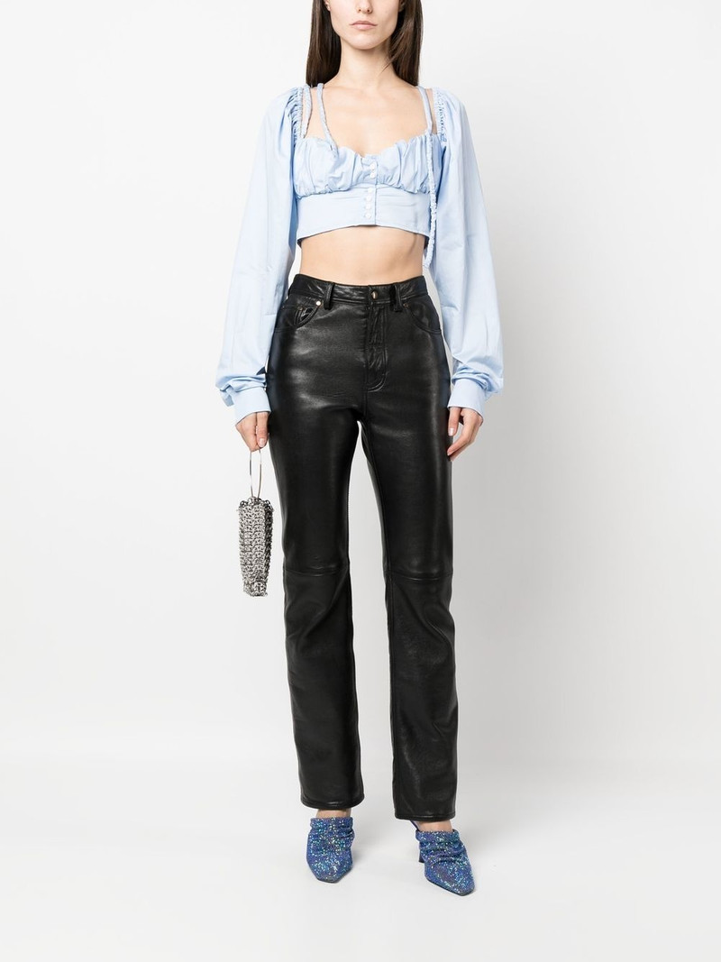 OTTOLINGER cropped button-fastening blouse outlook
