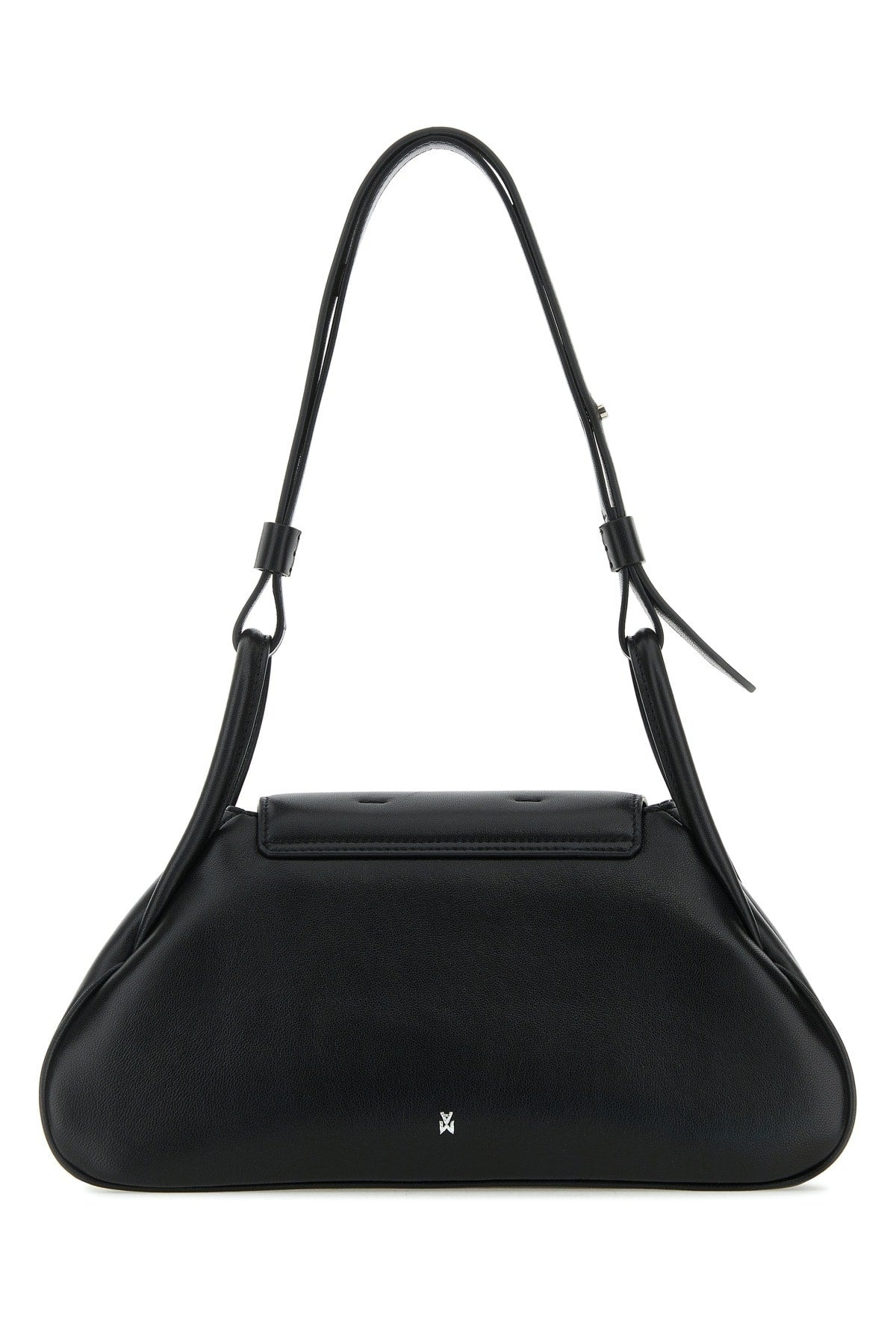 Amina Muaddi Women Gemini Small Nappa Black  Silver Ha - 3