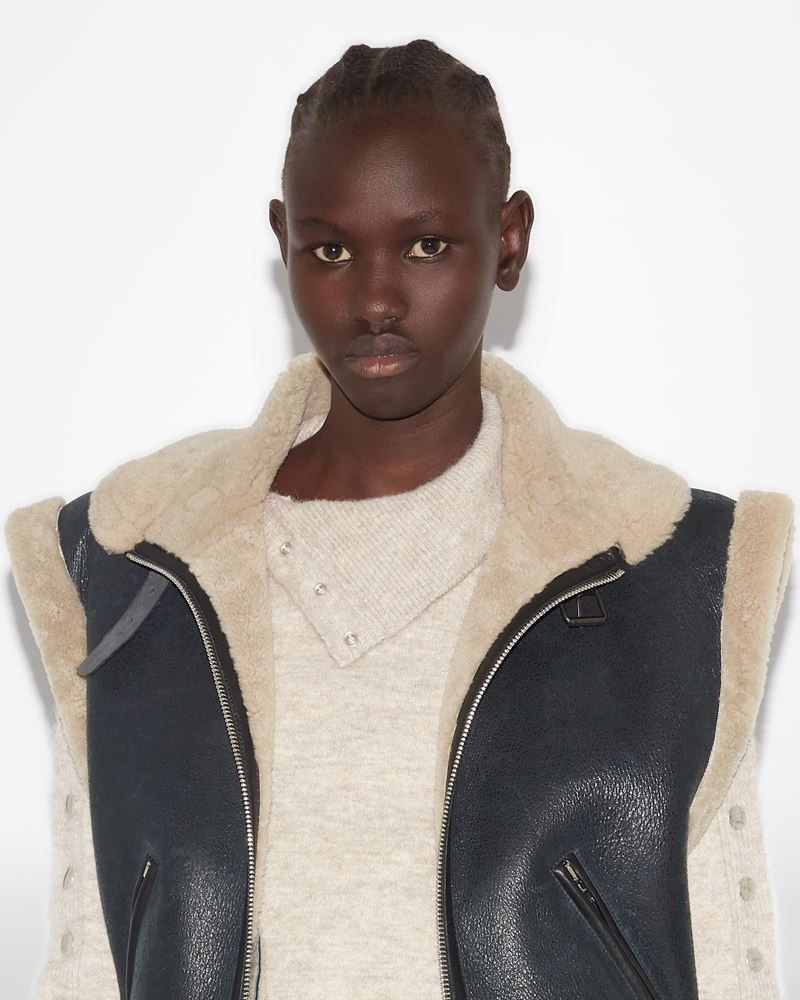 AVIEL SHEARLING COAT 3