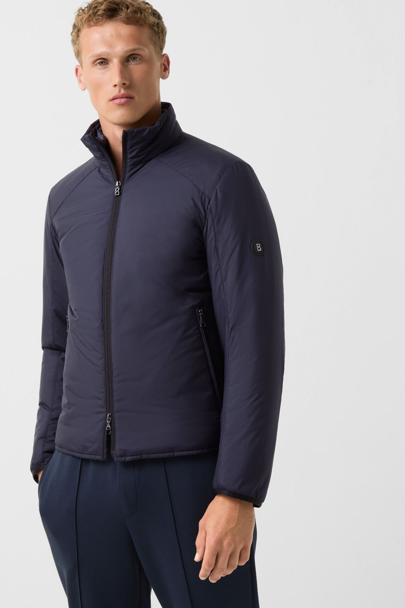 Conno lightweight down jacket in Navy blue 2