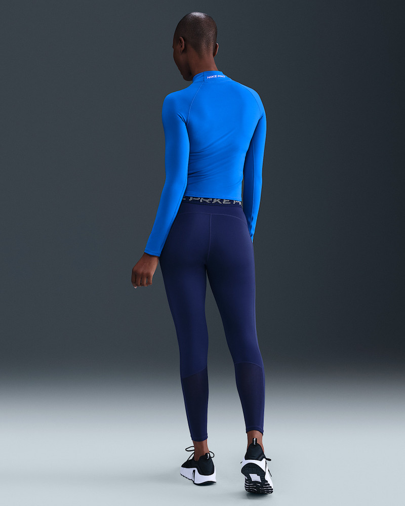 Nike Pro Women's Dri-FIT Long-Sleeve Mock-Neck Top 5