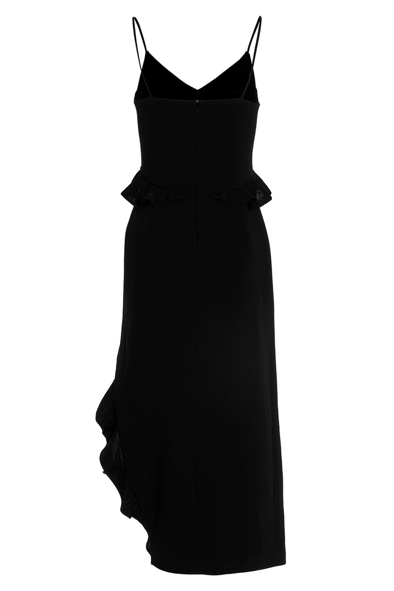 David Koma 'Crossbody & Open Leg Ruffle Detail' dress outlook