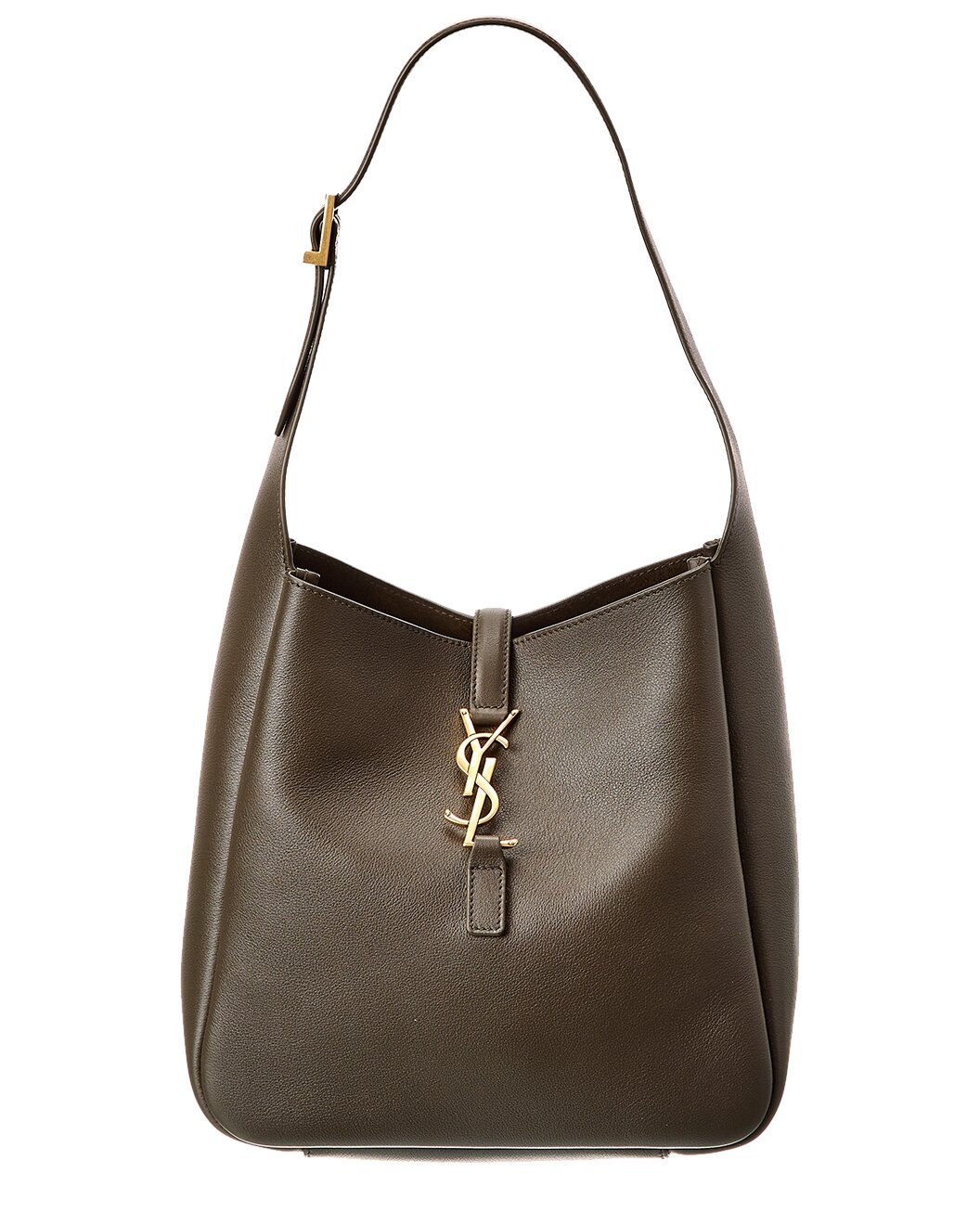 Saint Laurent Le 5 A 7 Small Leather Hobo Bag - 1