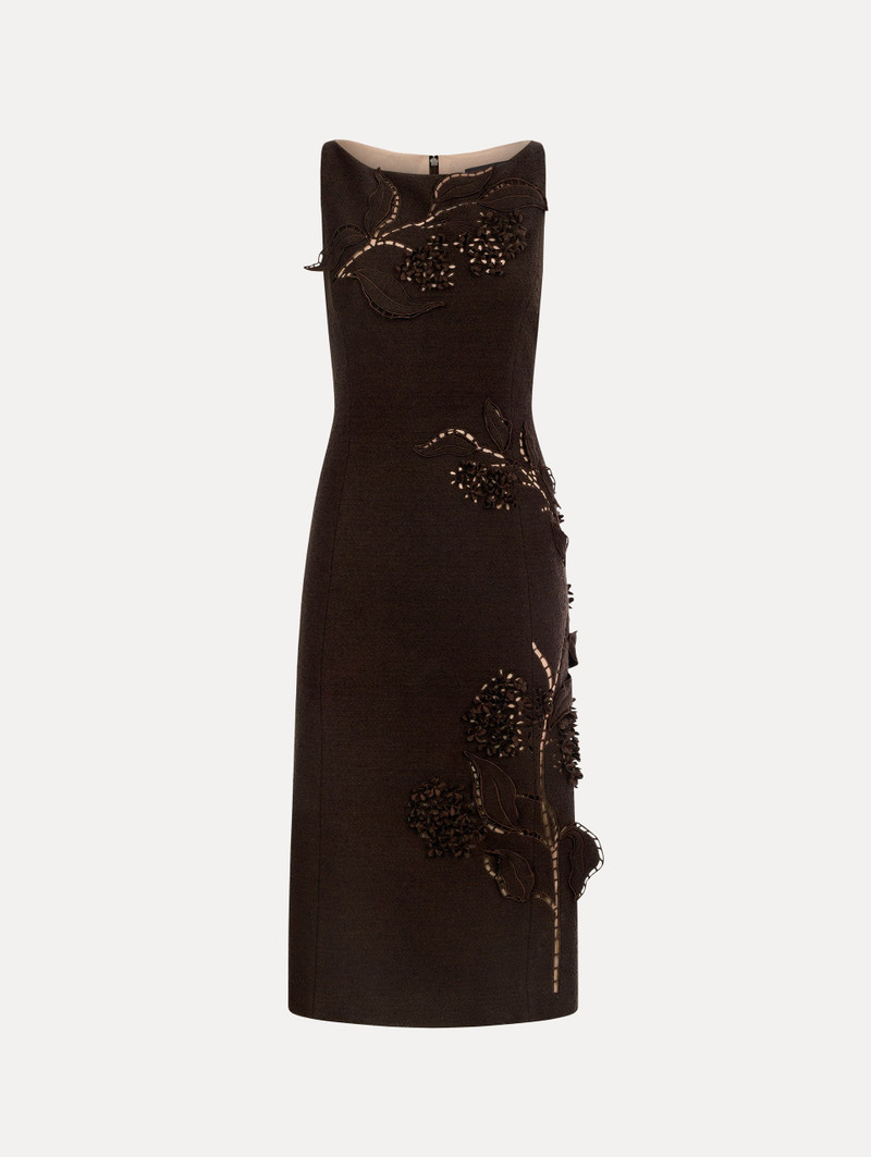 PORCELAIN FLOWER CUTOUT DRESS 1