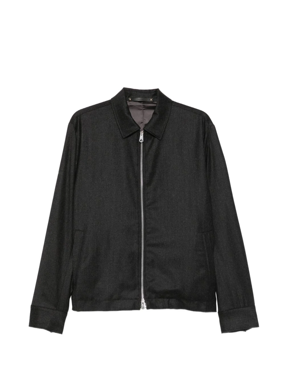 zip-up collared jacket - 1