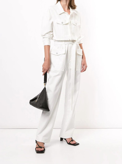 Dion Lee double belt straight-leg jumpsuit outlook