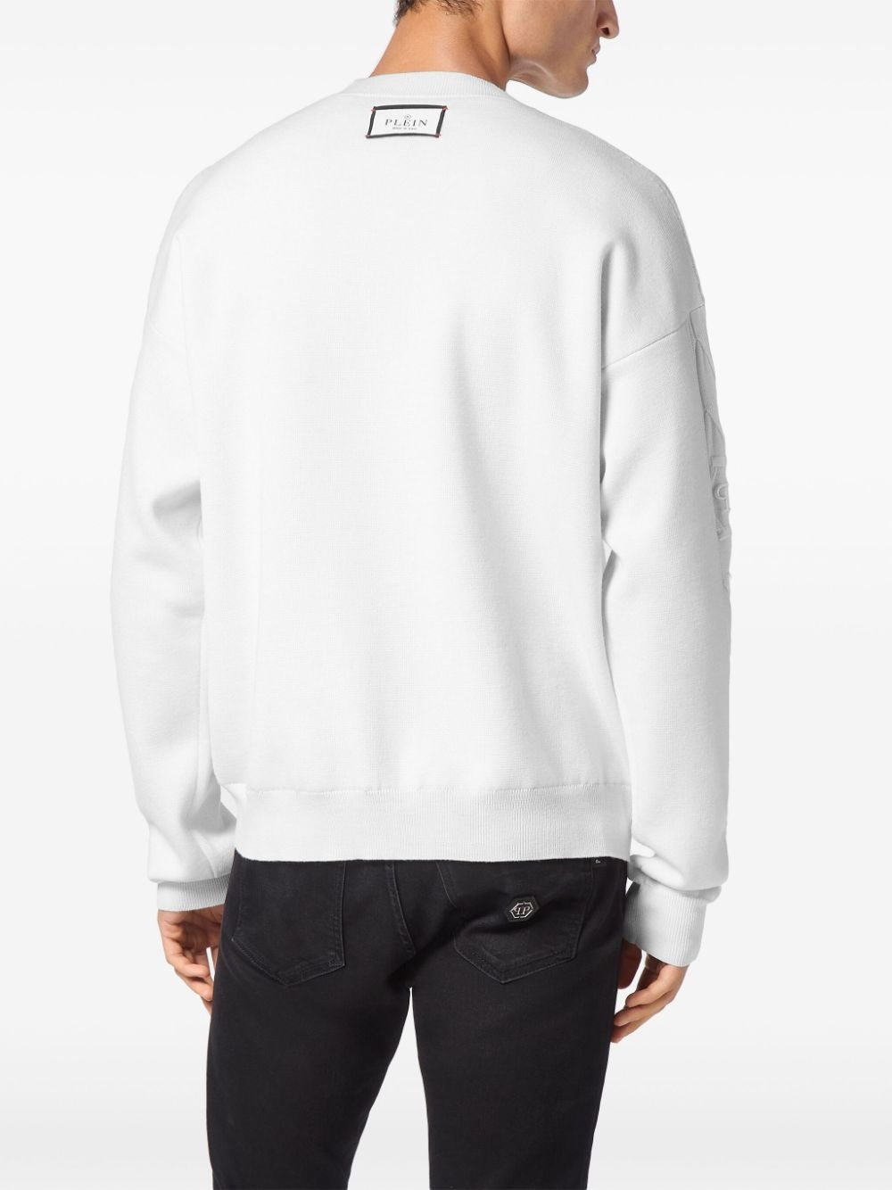 logo-patch sweatshirt - 3