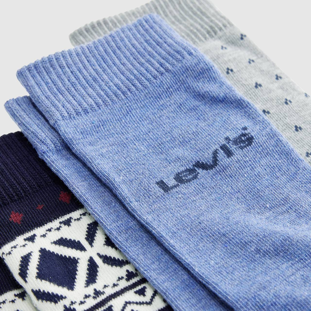 REGULAR CUT FAIR ISLE SOCKS (3-PACK) - 3