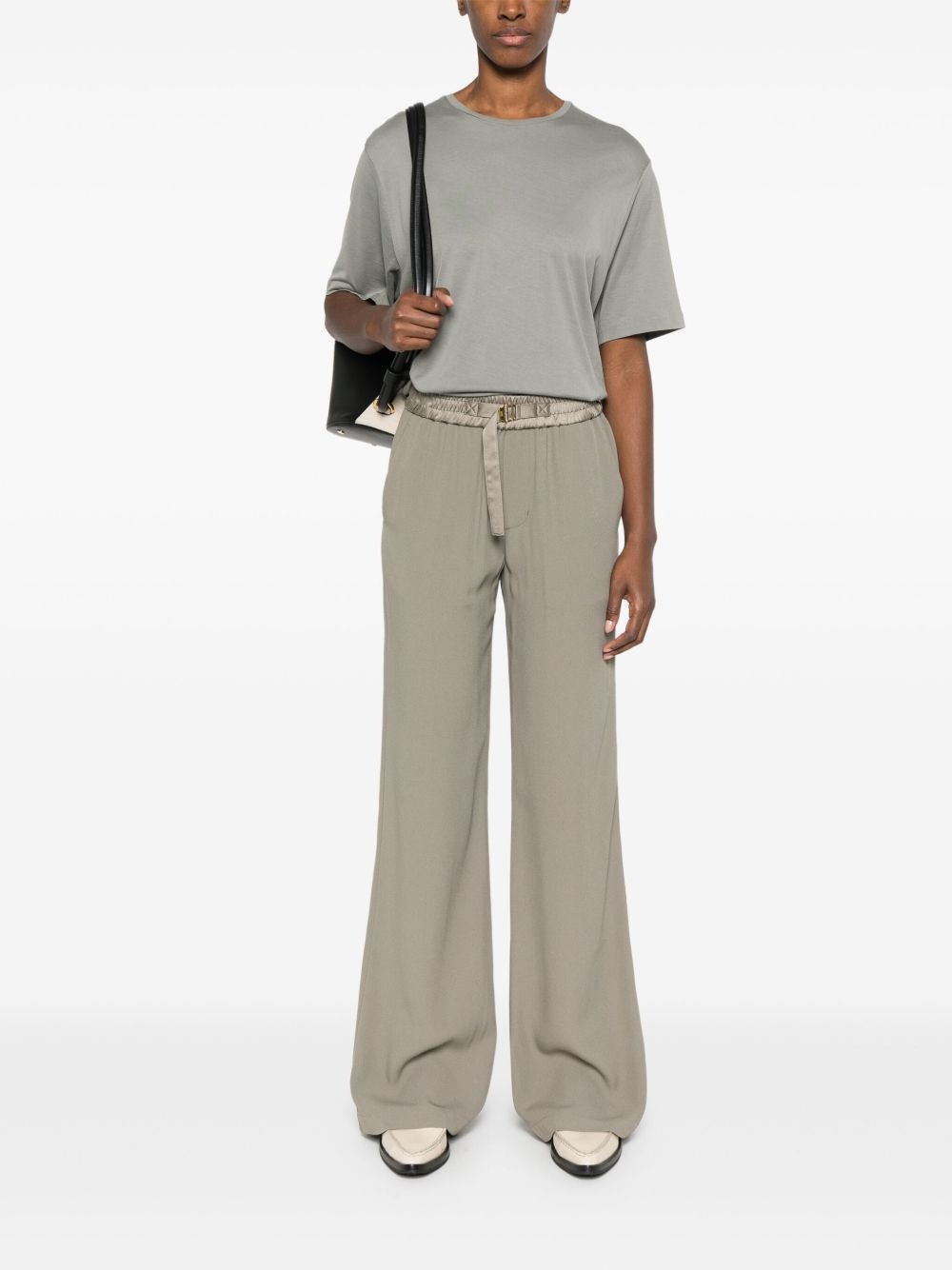 drawstring palazzo pants - 2