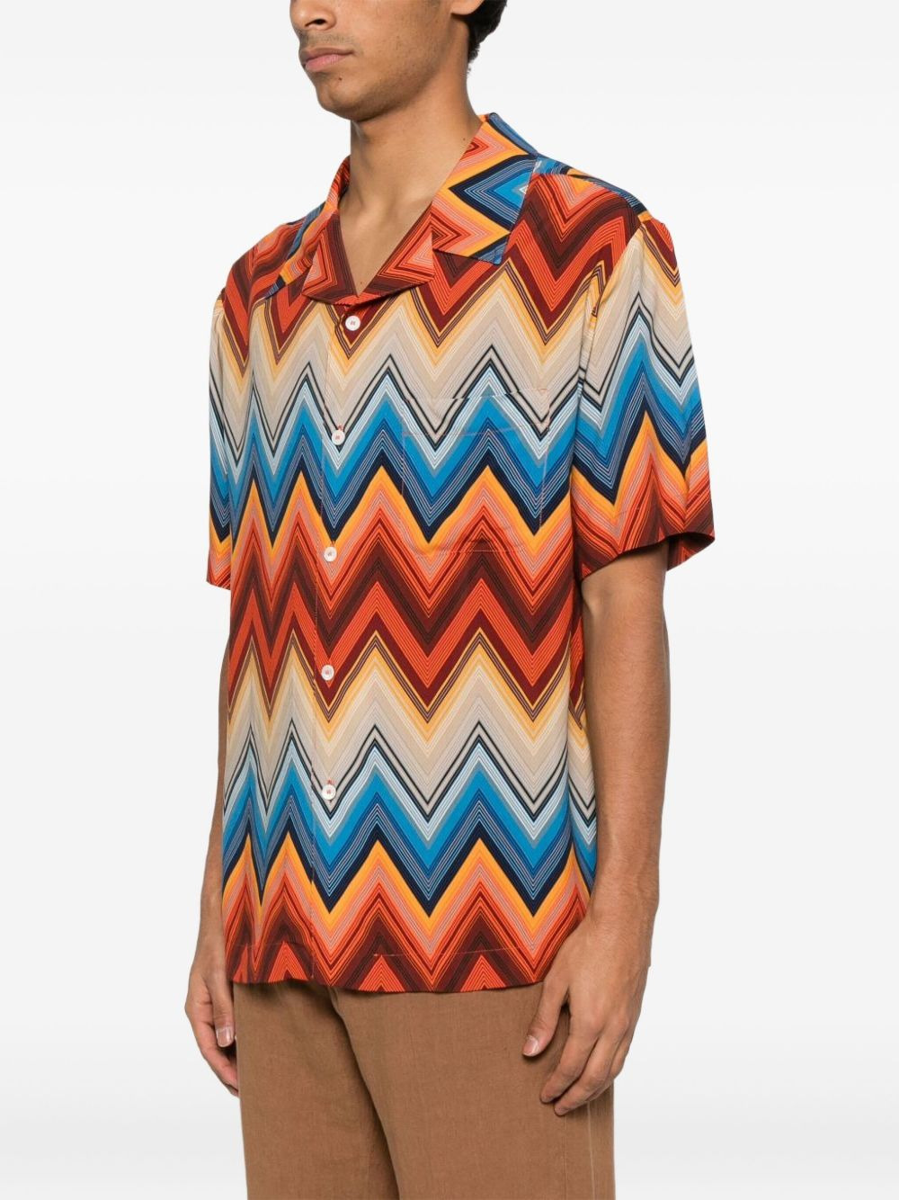 zigzag pocket shirt - 3