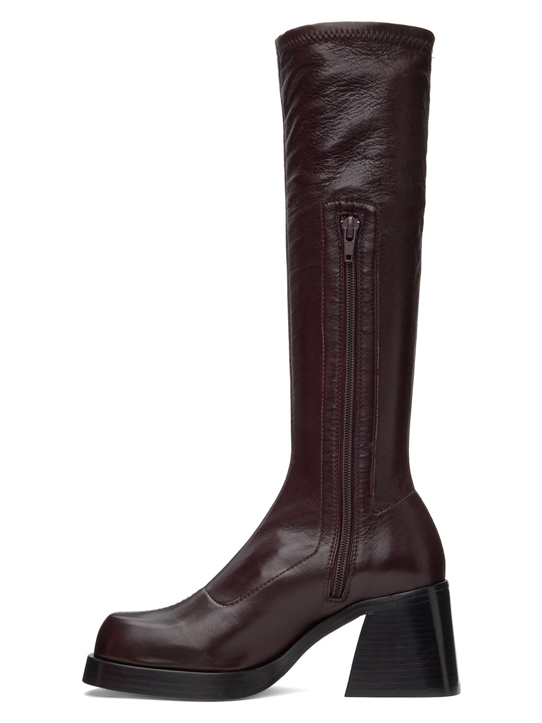 Burgundy Hedy Boots - 3