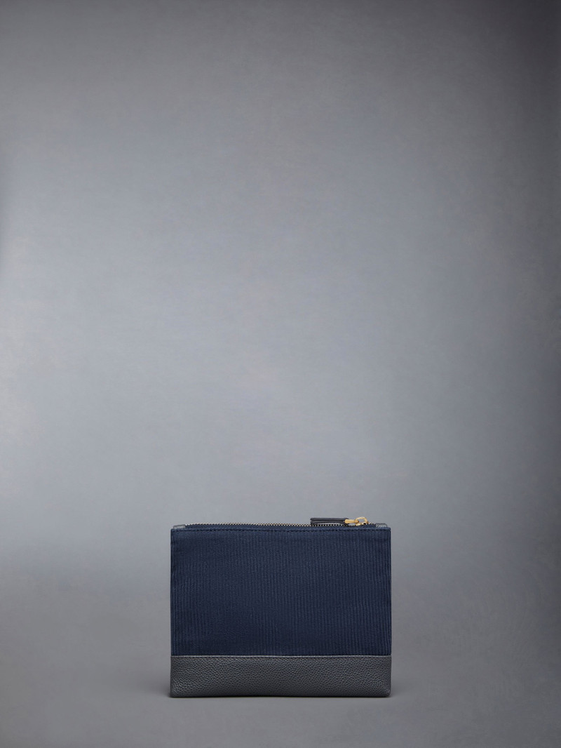 Thom Browne Corduroy Zip Pouch outlook