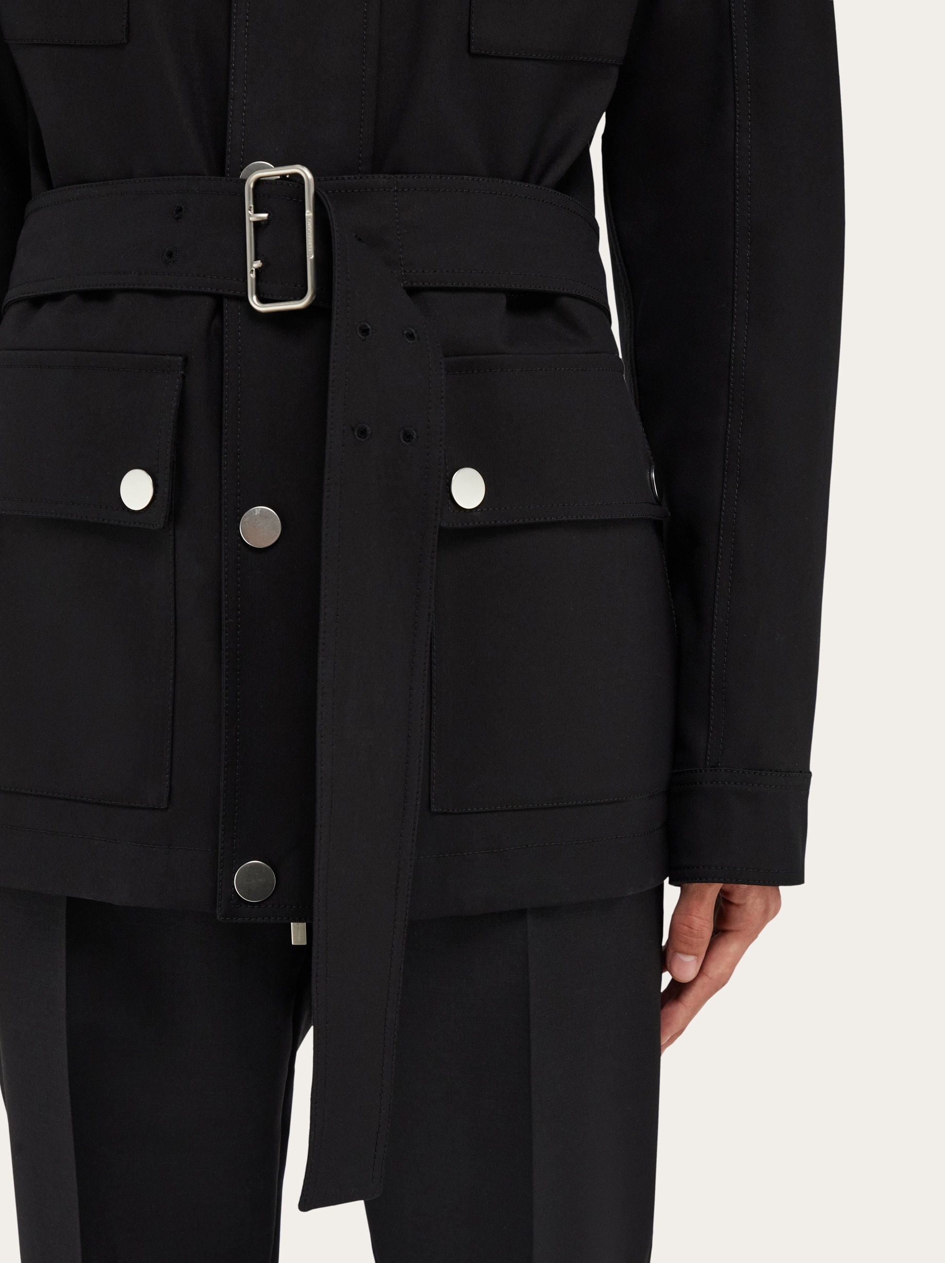 Sahariana with patch pockets - 6