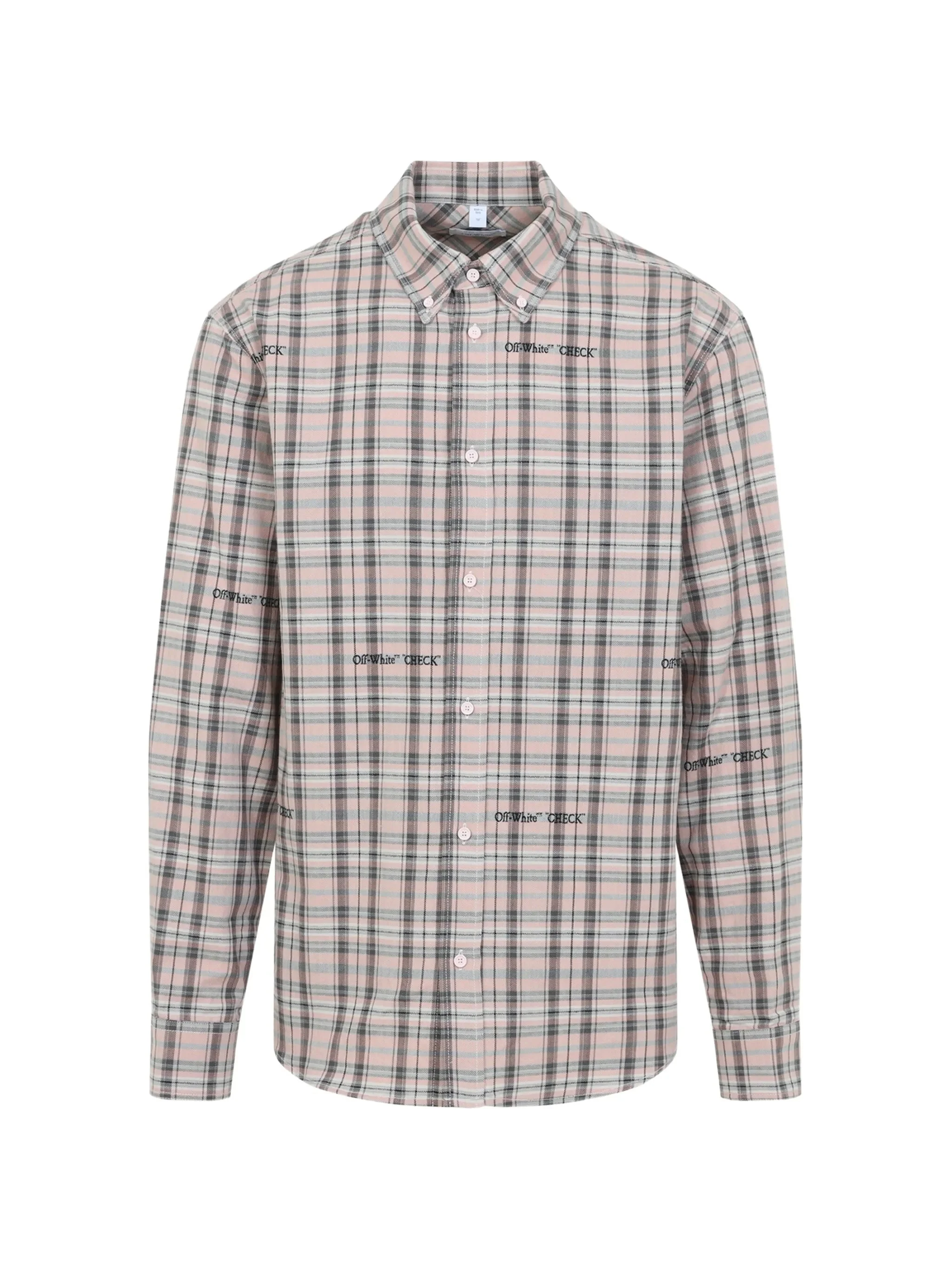 Off-white Check Logo Shirt - 1