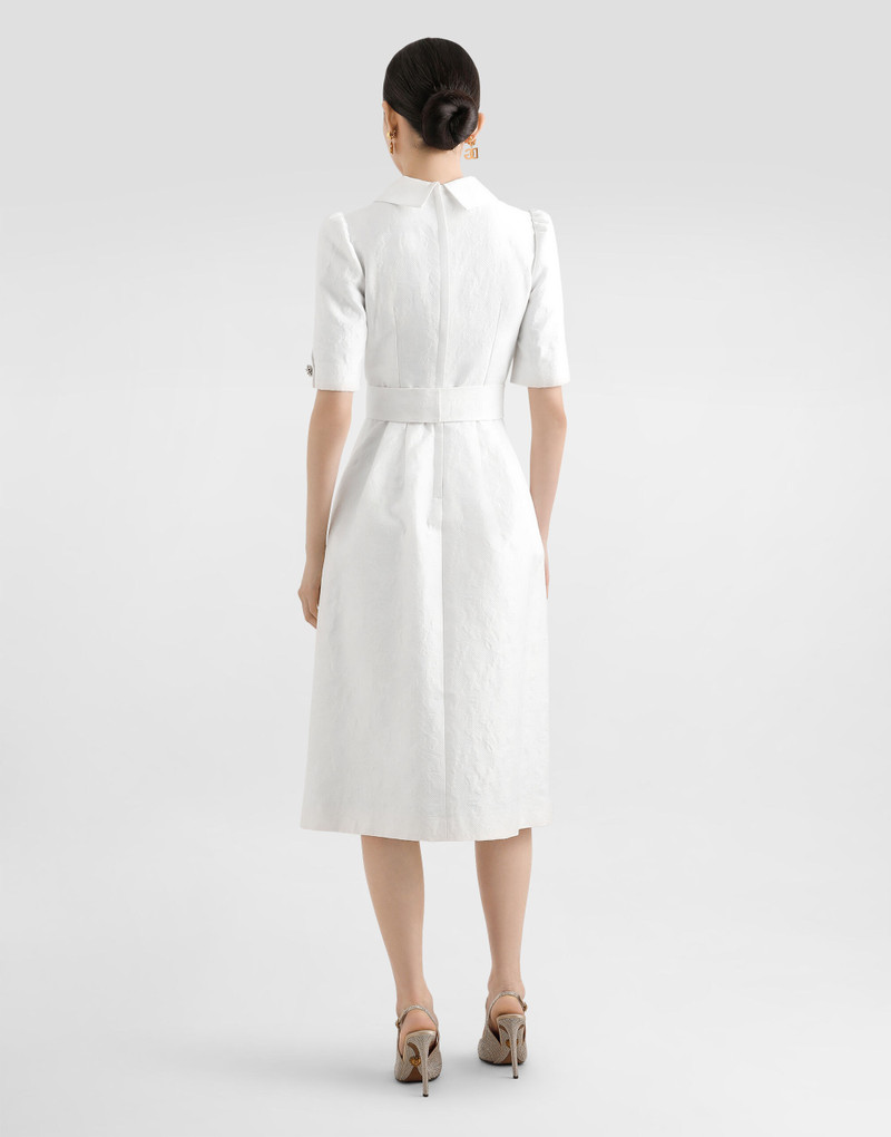 Floral jacquard dress 3