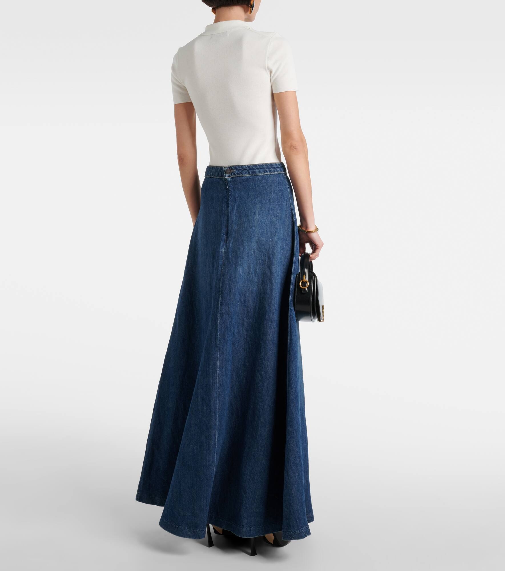 Astrid denim maxi skirt - 3