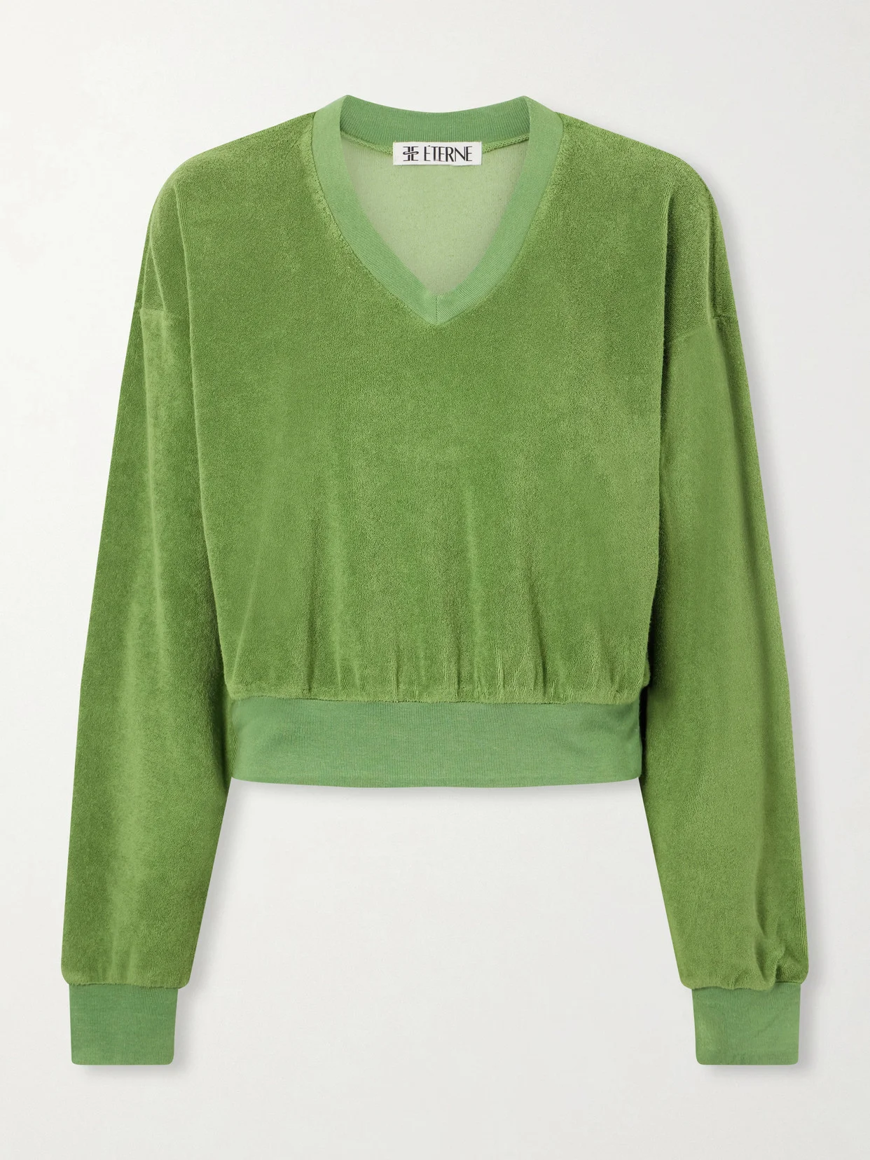Cotton-blend Terry Sweatshirt - 1