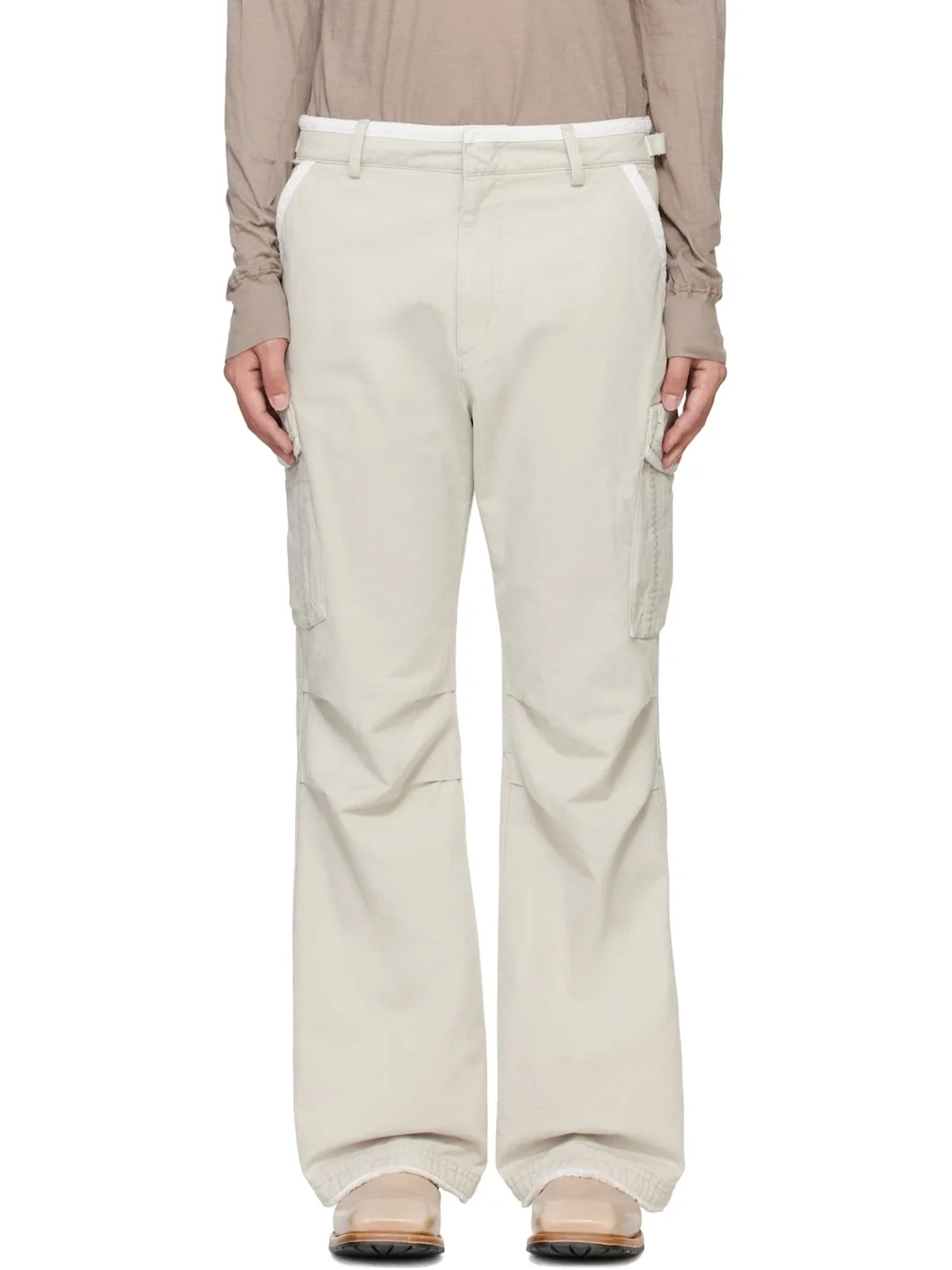 SSENSE Exclusive Beige EP.7 09 Trousers - 1