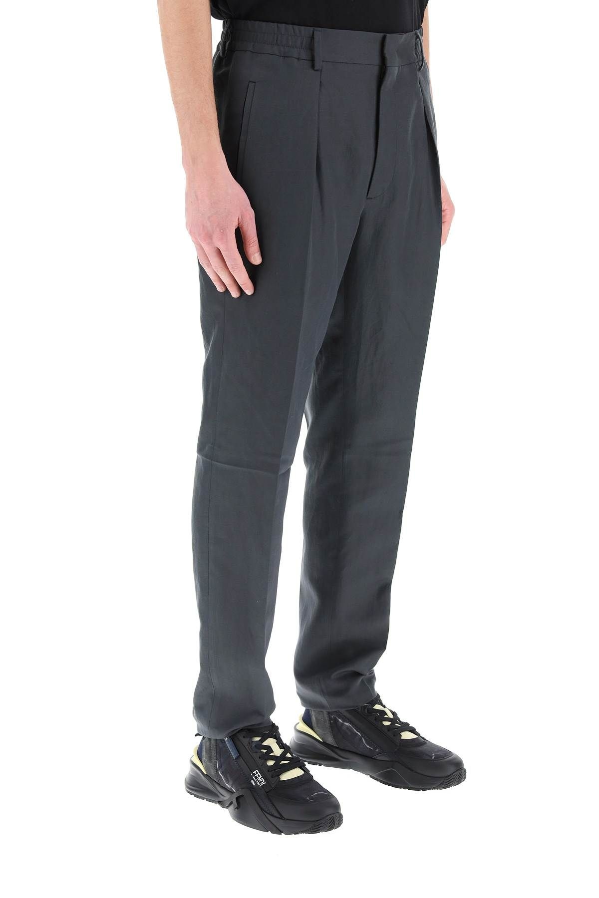 LINEN TROUSERS - 3