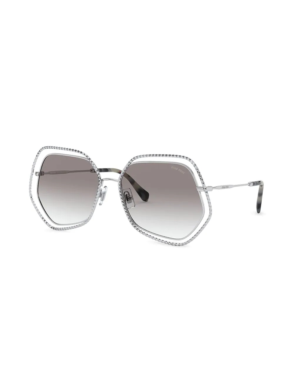 La Mondaine geometric-frame sunglasses - 2