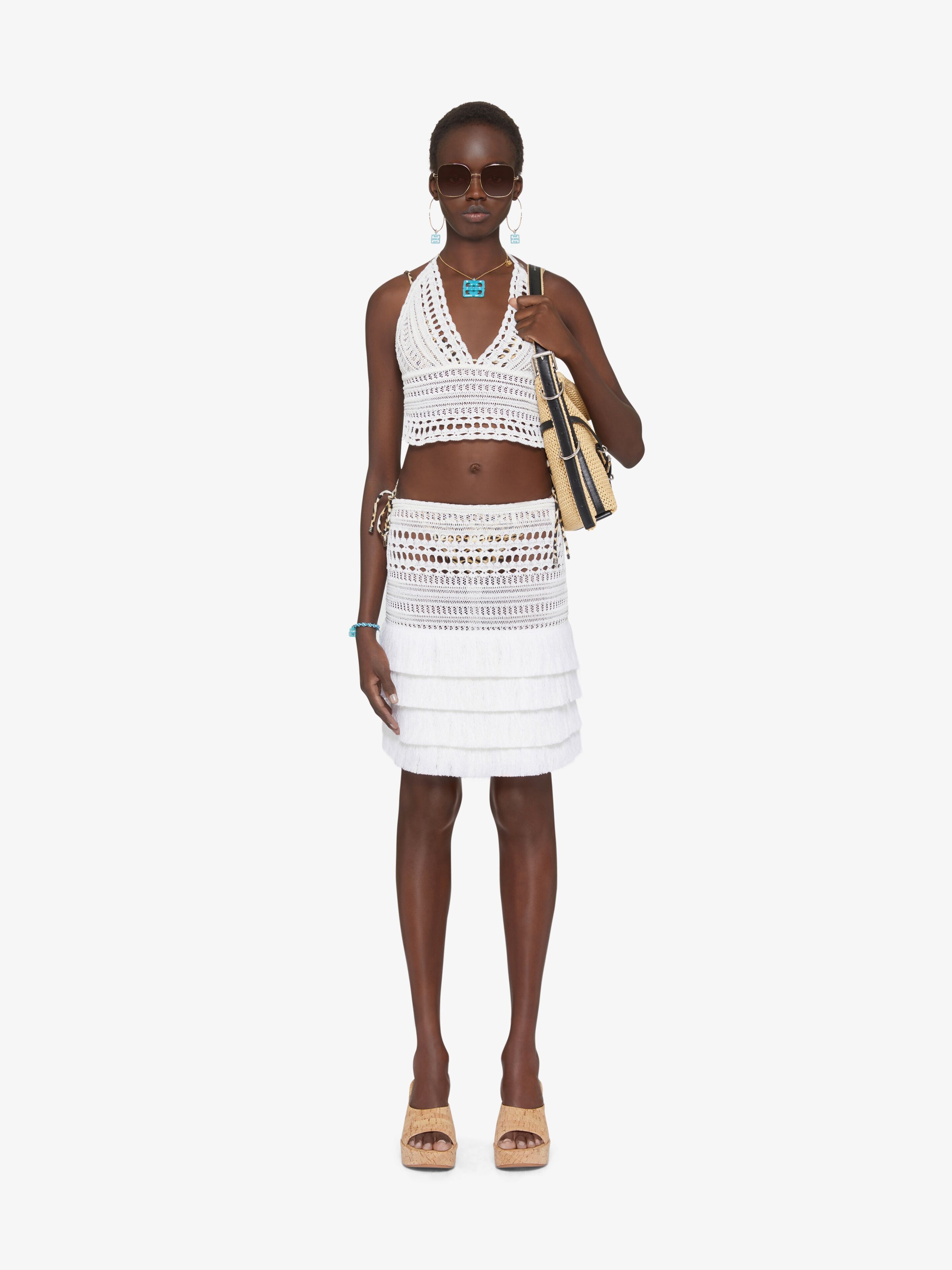 TOP IN CROCHET WITH 4G DETAIL - 2
