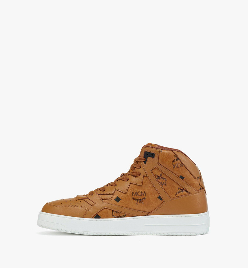 MCM Neo Terrain Hi Sneakers in Visetos outlook