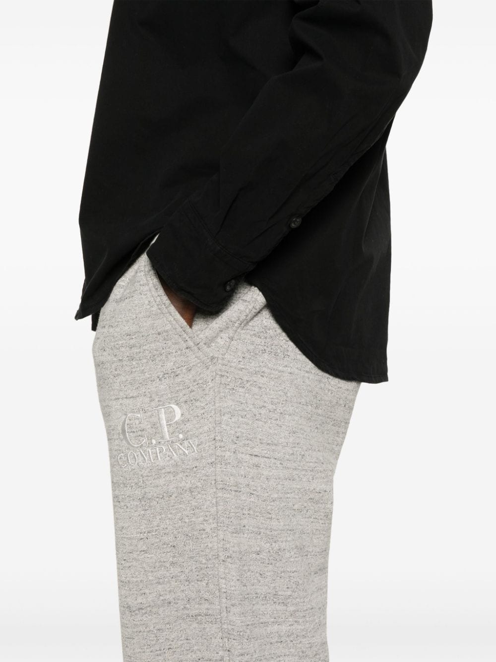 logo-embroidered track trousers - 5