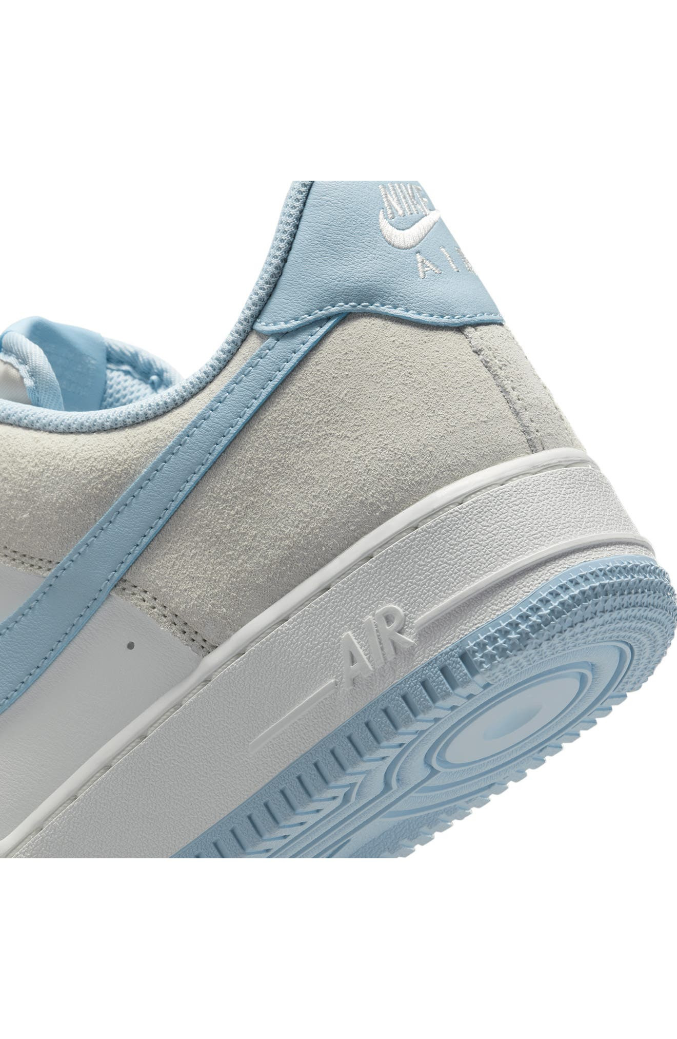 Nike Air Force 1 '07 Sneaker in Light Bone/Light Armory Blue at Nordstrom - 7