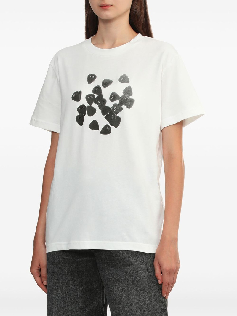 A.P.C. logo-print t-shirt outlook