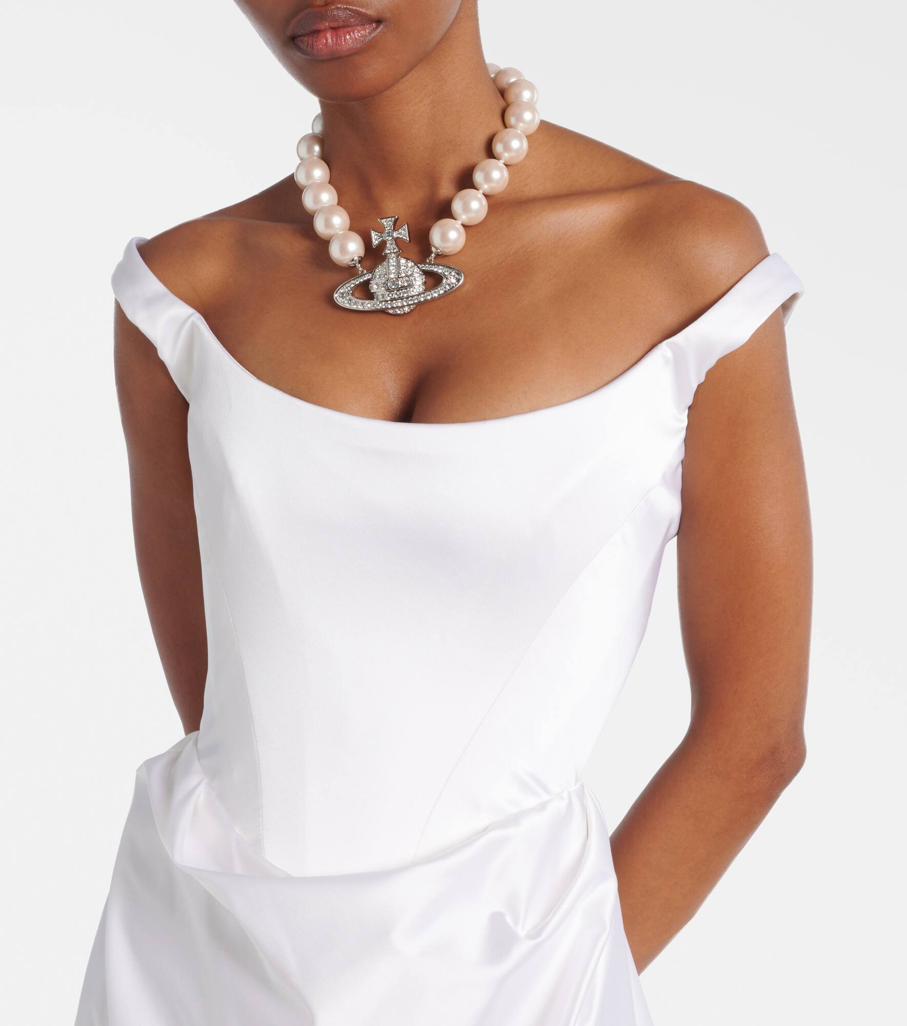 Bridal Nova Camille satin gown - 4