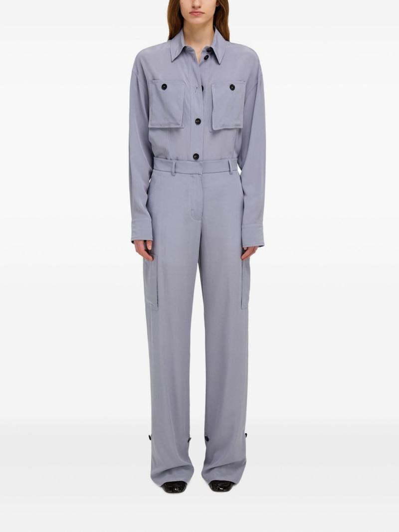 FERRAGAMO cargo pocket cuffed trousers outlook