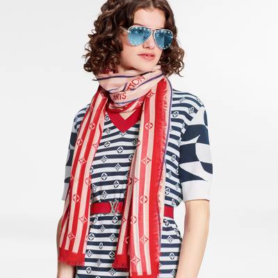 Louis Vuitton LV Escale Summer Stripes Pareo Stole outlook