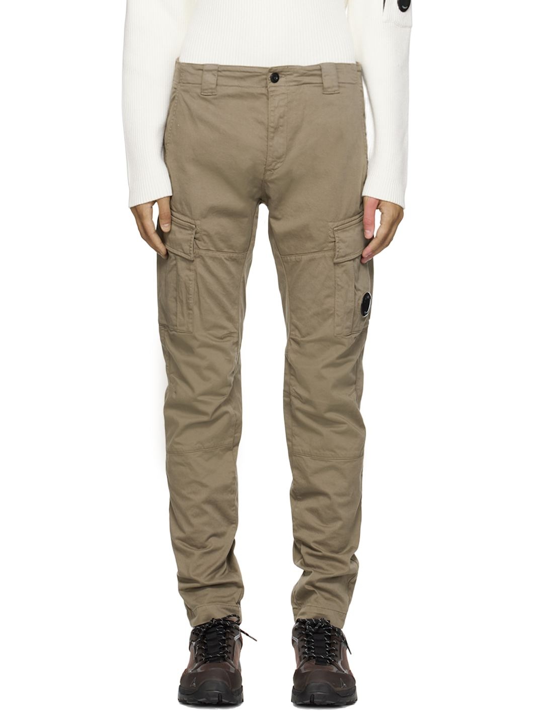 Gray Lens Ergonomic Cargo Pants - 1