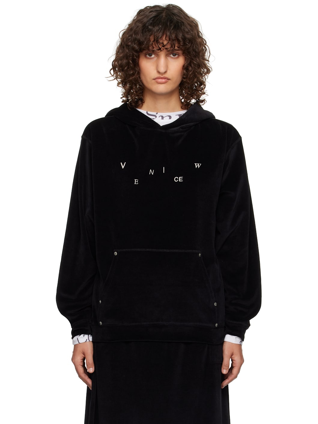 Black Pigtail Living Hoodie - 1
