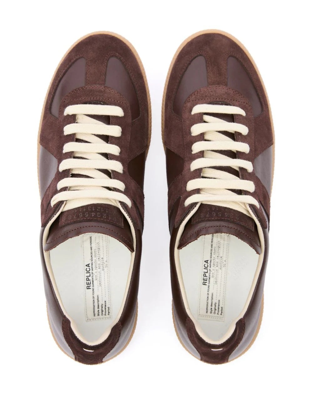 Maison Margiela MEN'S REPLICA SNEAKERS (BROWN) | tons