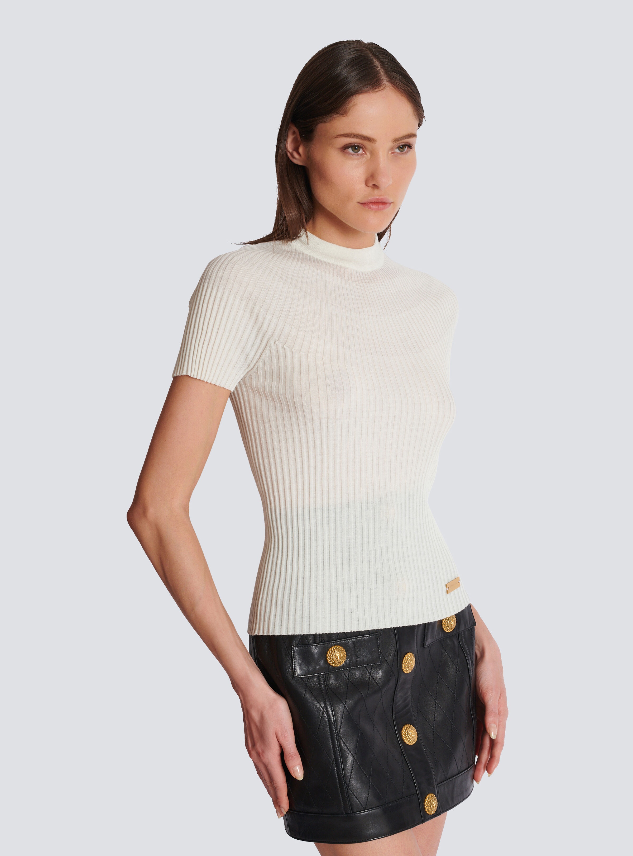 Ribbed knit top - 7