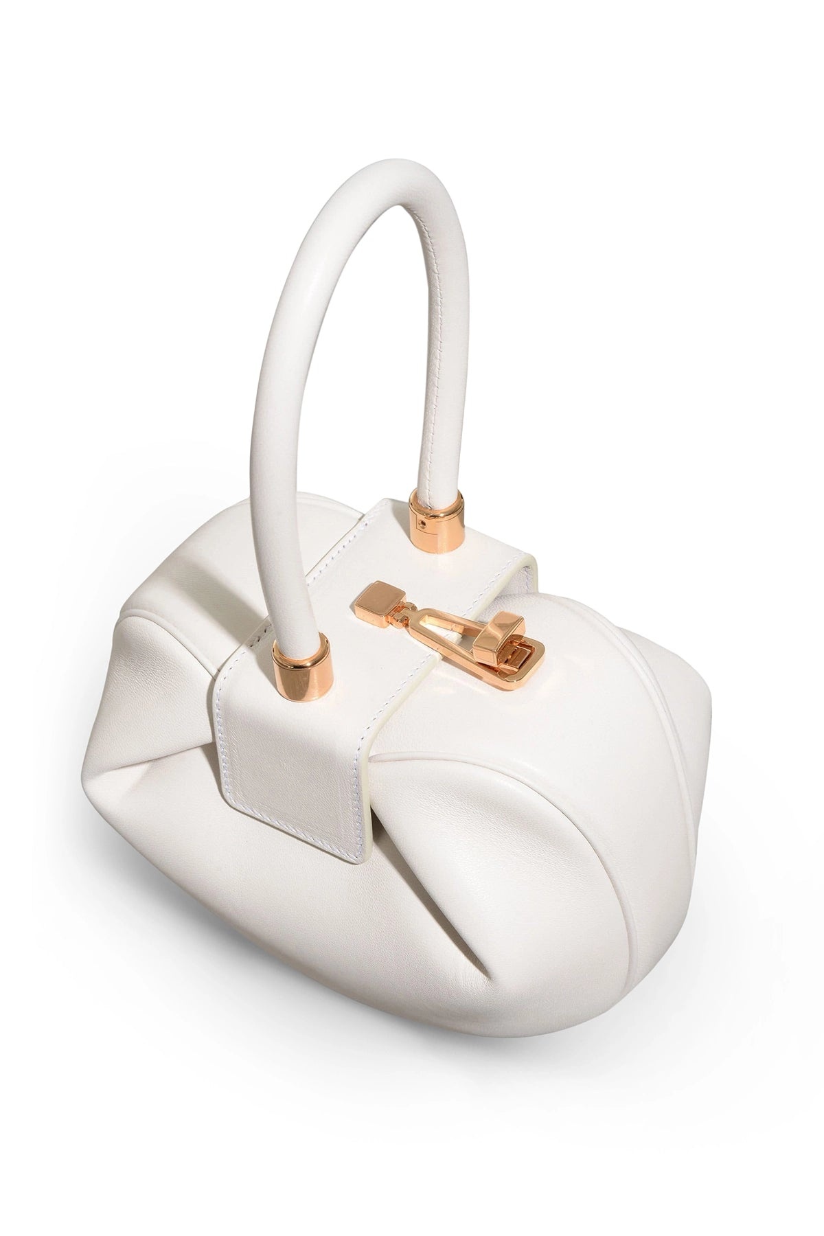Demi Bag in Ivory Nappa Leather - 3