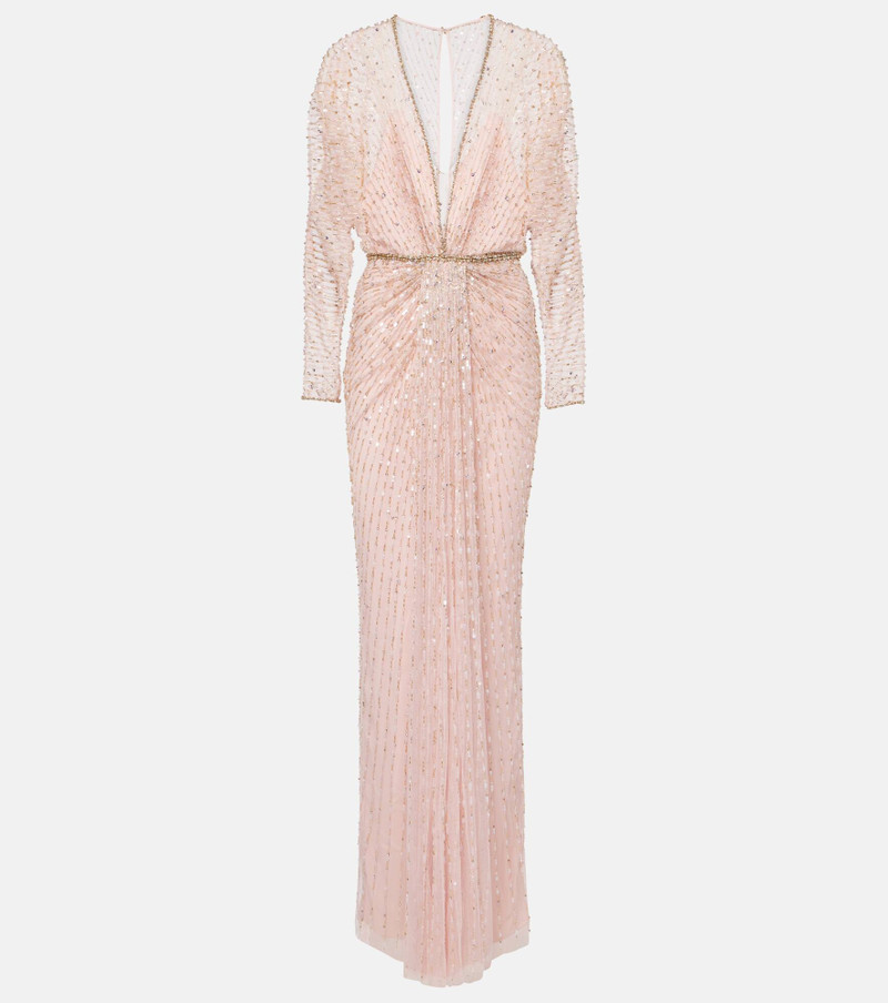 Nina sequined tulle gown - 1