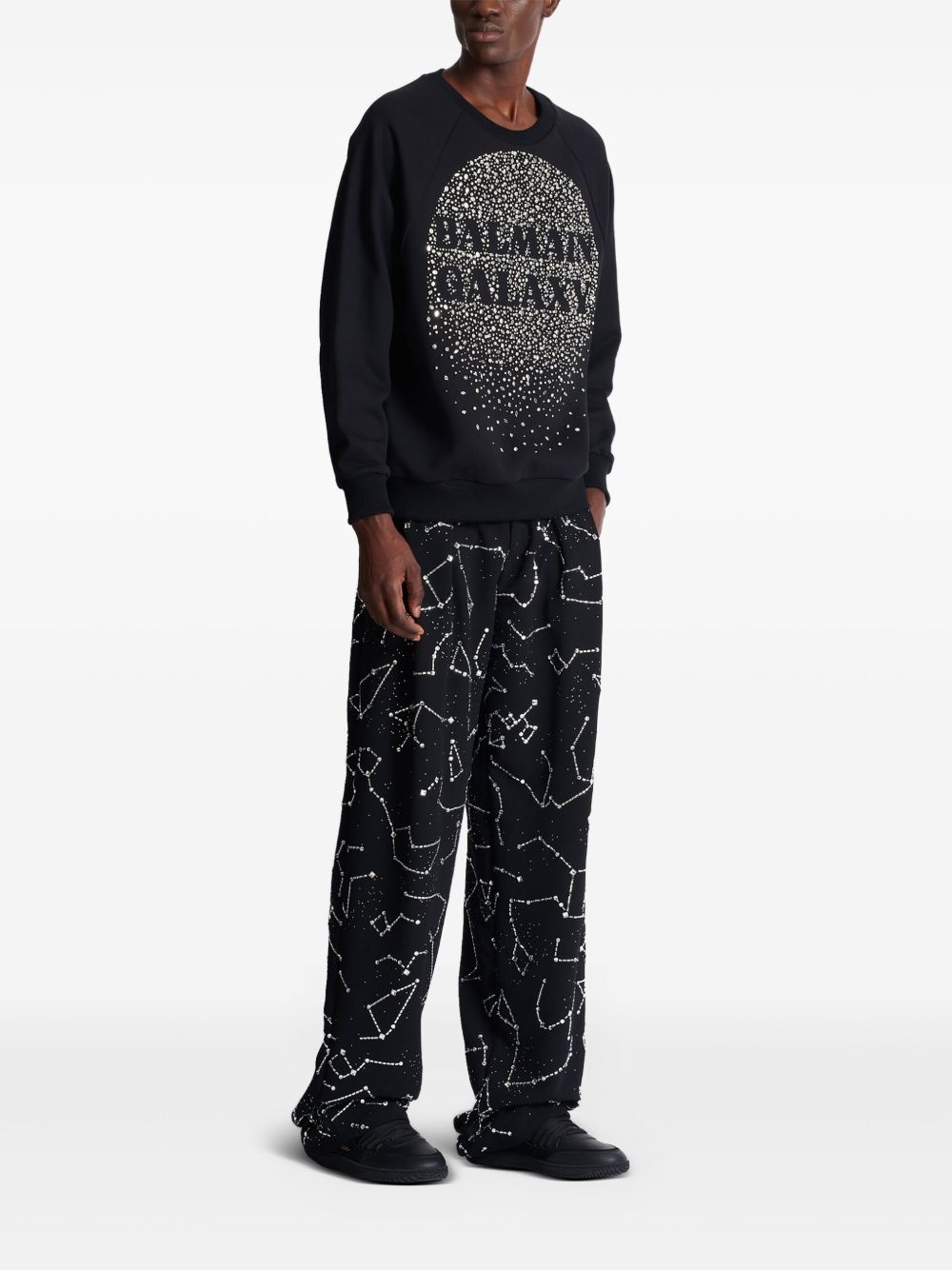 Galaxy embroidered sweatshirt - 3