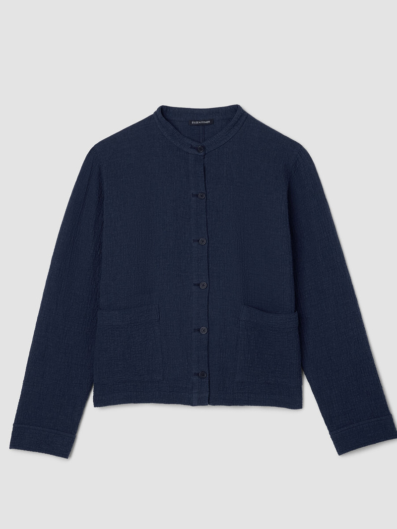 Organic Cotton Doubleweave Shirt Jacket 1