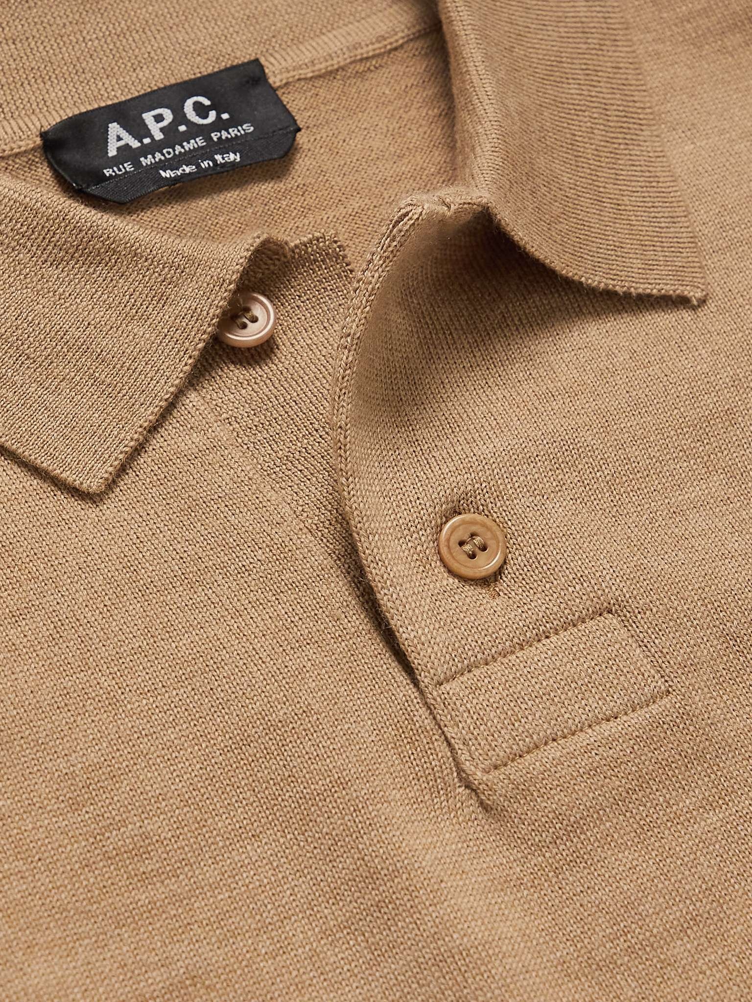 Jerry Merino Wool Polo Shirt - 5