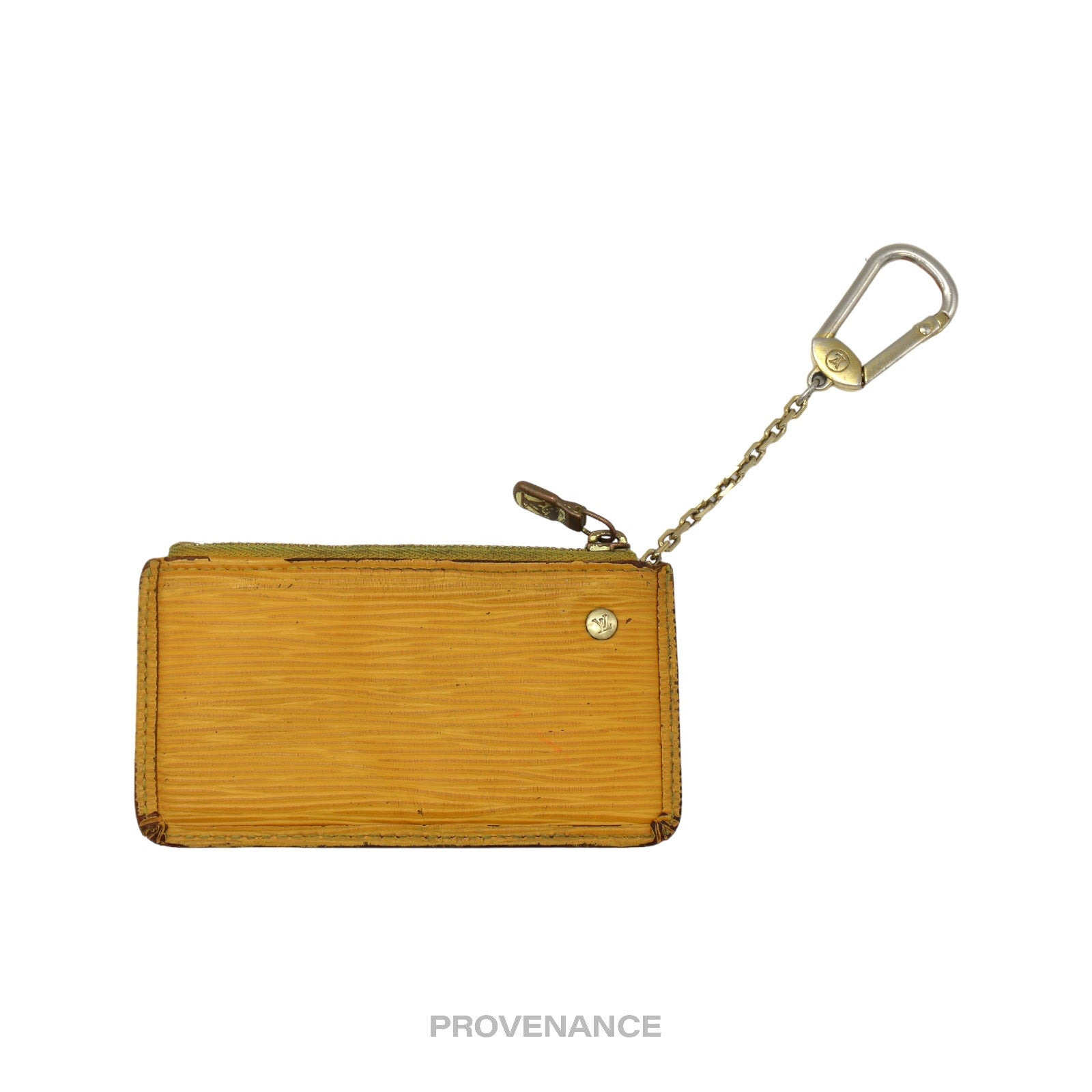 Louis Vuitton Key Pouch Cles - Tassil Yellow Epi Leather - 2