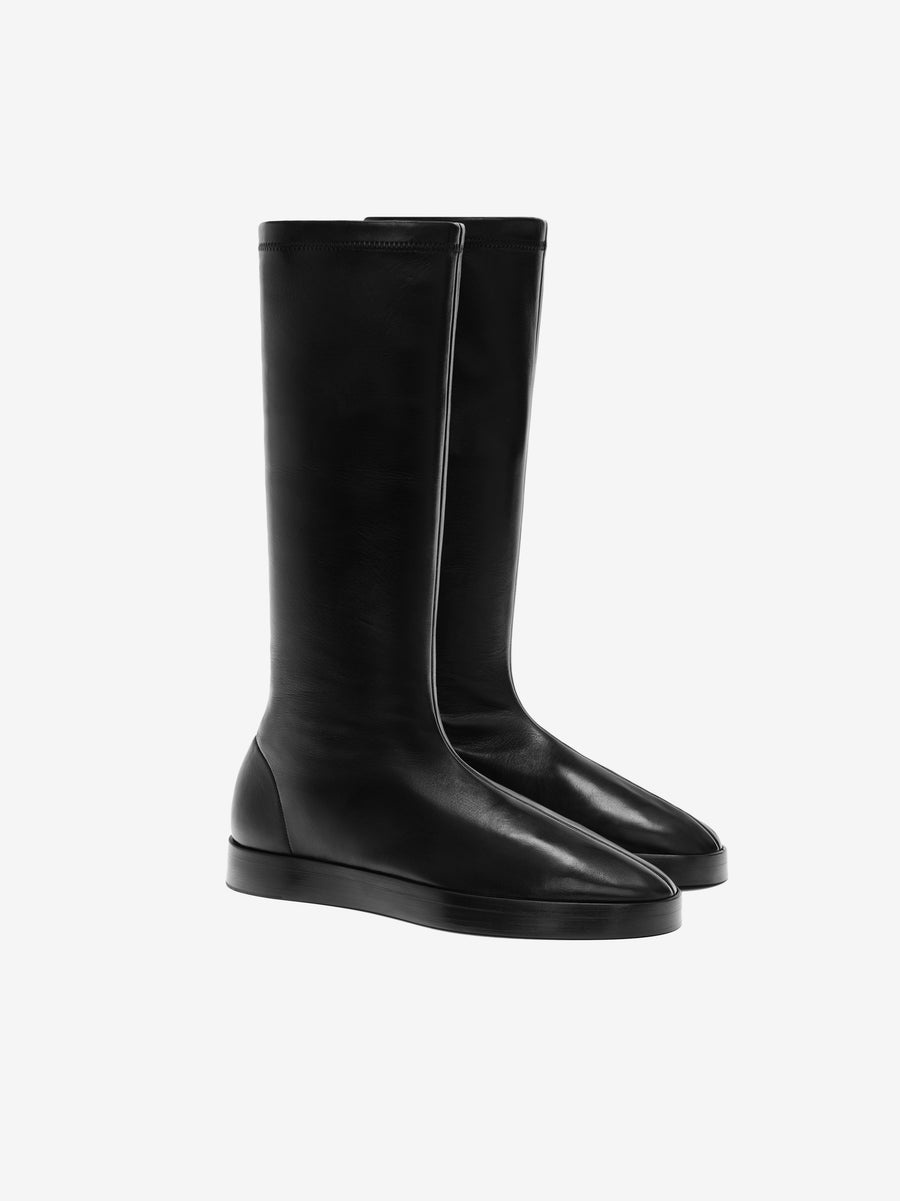 Leather Stretch Boot - 2
