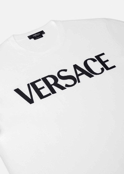 VERSACE Logo Embroidered T-Shirt outlook