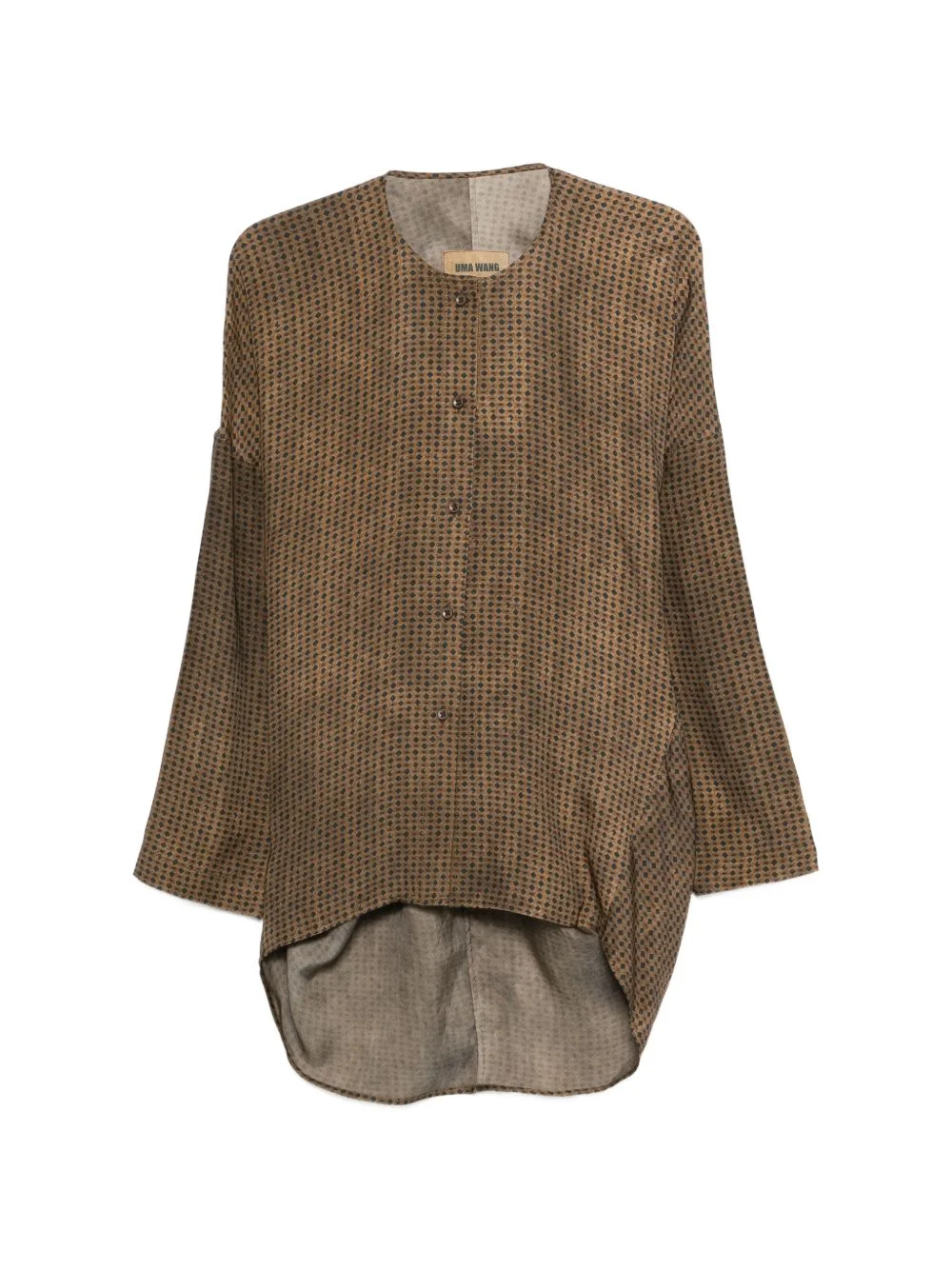 Tate geometric-pattern shirt - 1